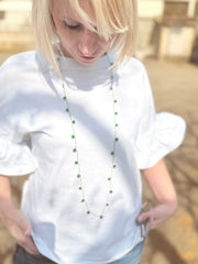 Collana gocce pietre  semipreziose