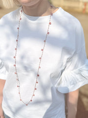 Collana gocce pietre  semipreziose