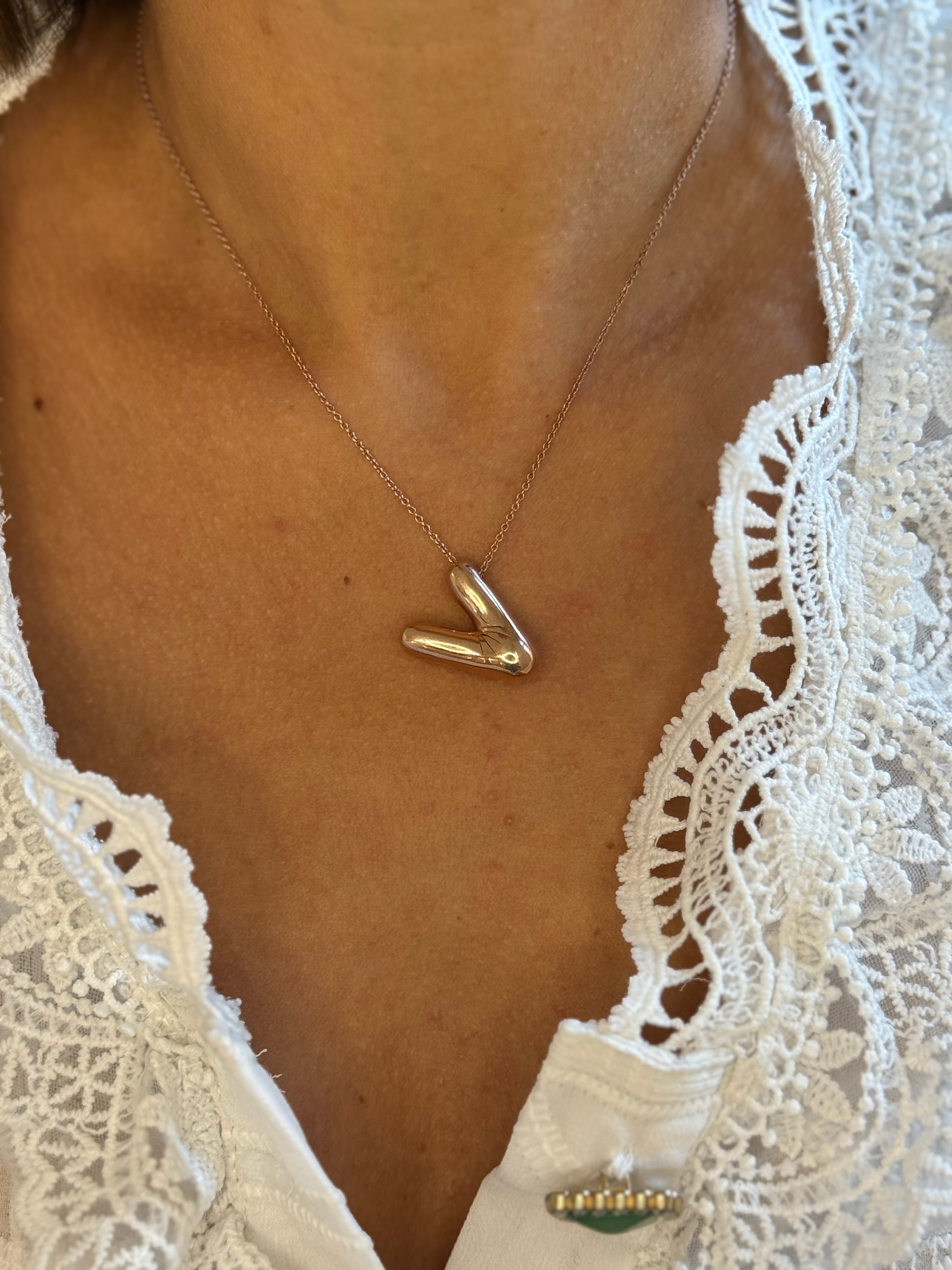 Collana iniziale Bombata argento