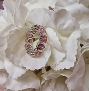 Anello in Argento 925 con Cuori e Zirconi | Eternity Romantico Donna