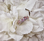 Anello in Argento 925 con Cuori e Zirconi | Eternity Romantico Donna